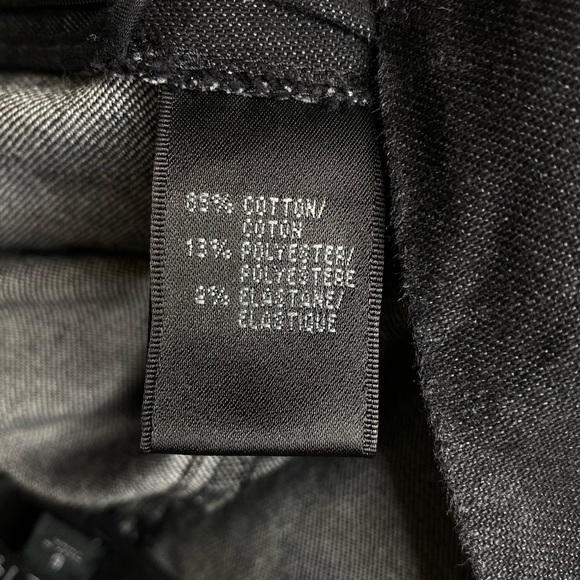 Lafayette 148 Black Cotton Ankle Zip Pants - Picture 8 of 9